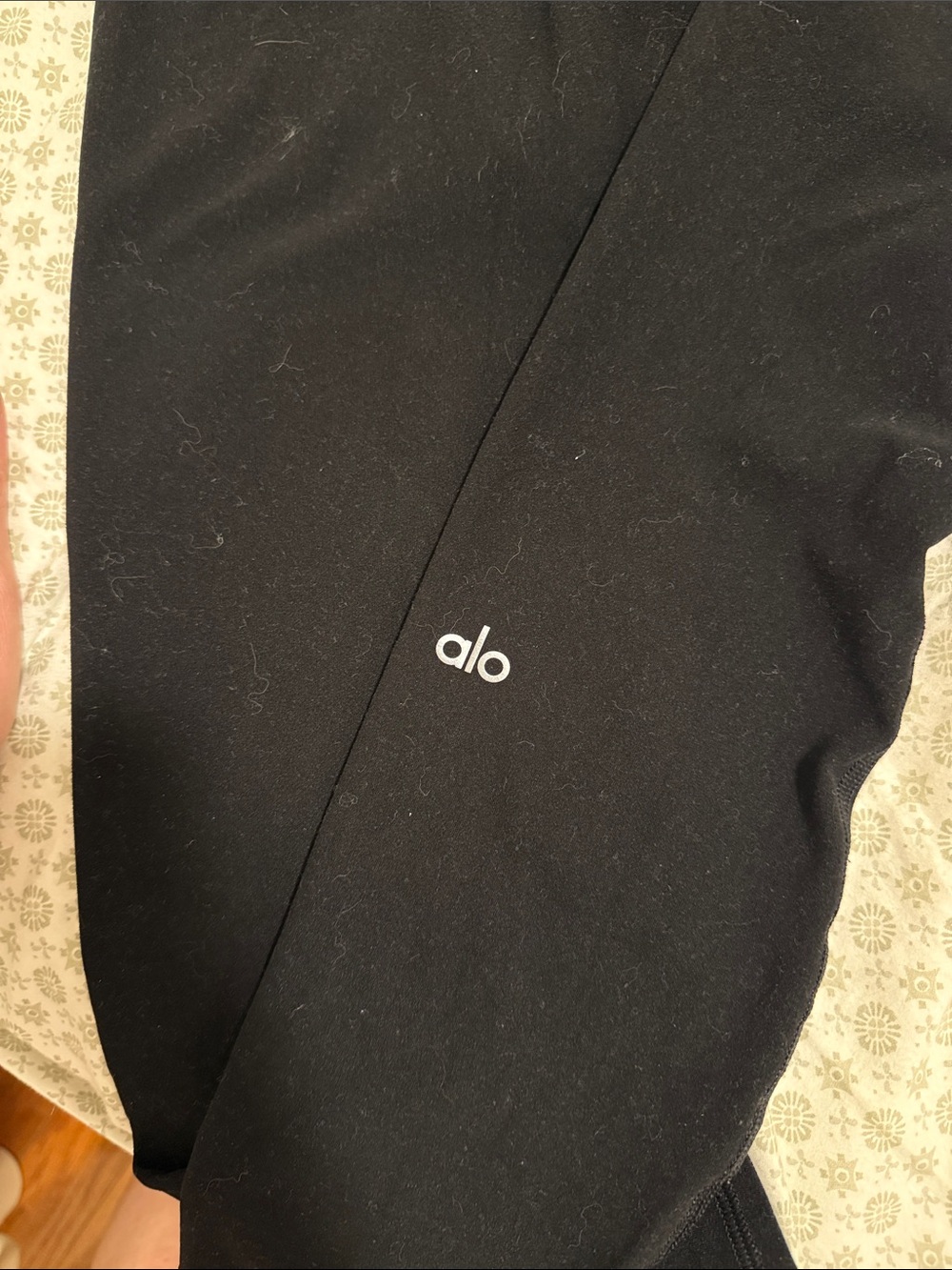 ALO Yoga Black Fleece-Lined Leggings - Picture 3 of 3
